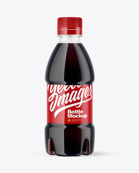 Download 250ml Pet Cola Bottle Mockup In Bottle Mockups On Yellow Images Object Mockups