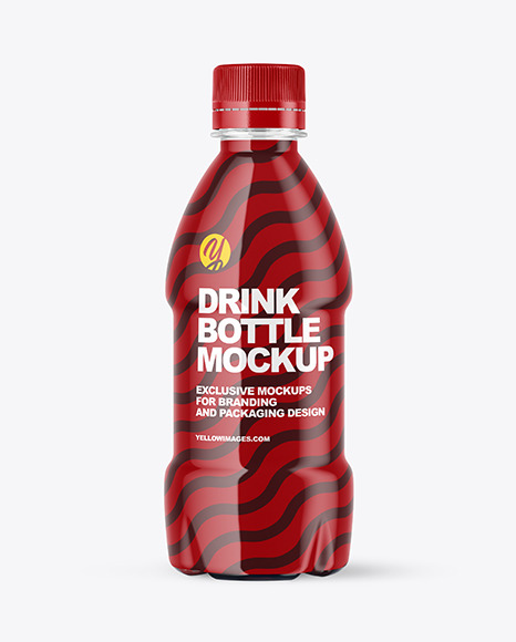 250ml Pet Cola Bottle Mockup In Bottle Mockups On Yellow Images Object Mockups