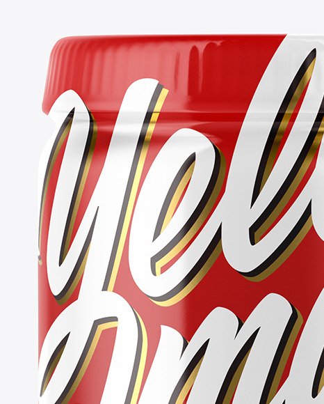 Glossy Plastic Bottle Mockup PSD #7