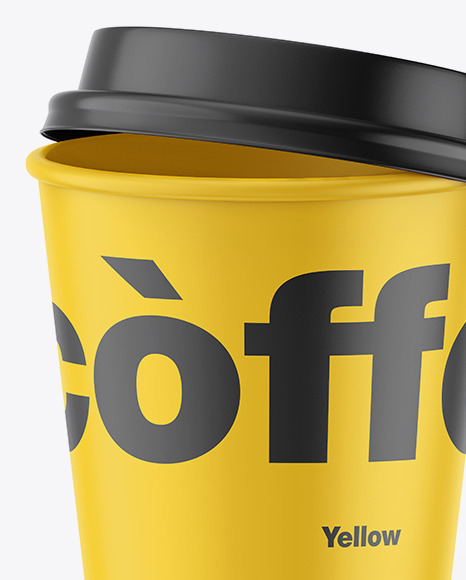 Matte Coffee Cup Mockup PSD #7