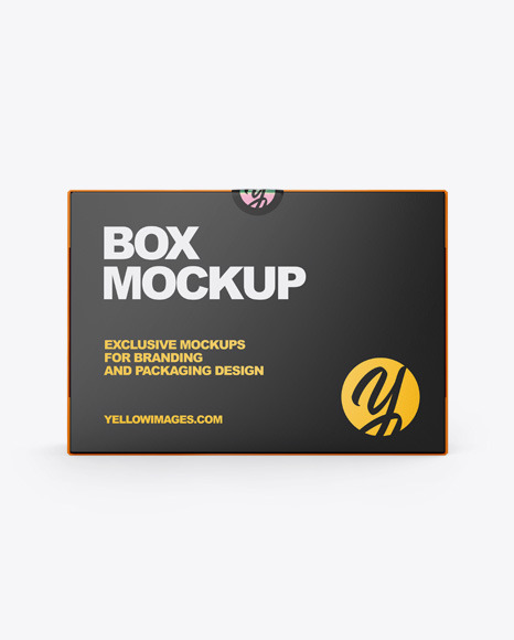 Download Paper Box Mockup In Box Mockups On Yellow Images Object Mockups