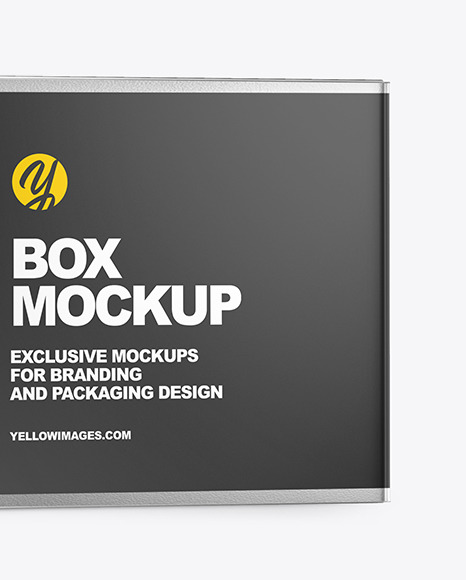 Paper Box Mockup In Box Mockups On Yellow Images Object Mockups