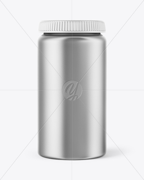 Metallic Bottle Mockup PSD #3