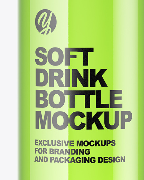 Soft Drink Bottle Mockup PSD #1