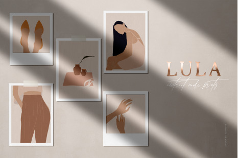 Lula Abstract Nude Prints