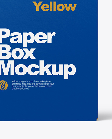 Paper Box Mockup PSD #1
