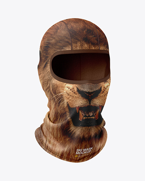 Download Ski Mask Mockup - Face Mask Mockup In Apparel Mockups On ...