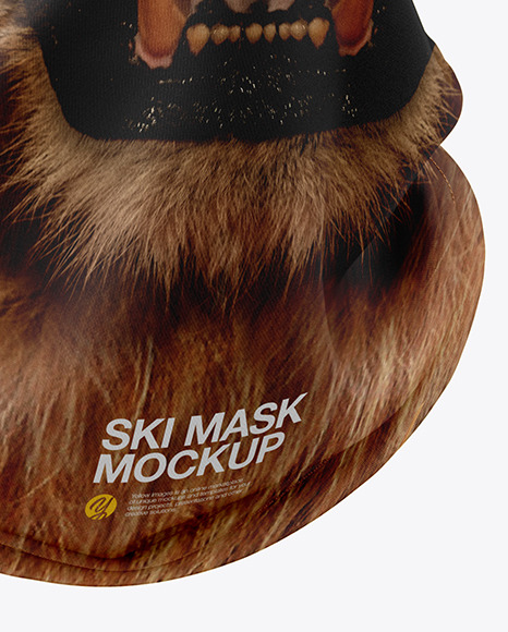 Download Ski Mask Mockup in Apparel Mockups on Yellow Images Object ...