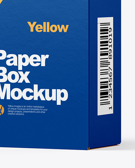 Paper Box Mockup PSD #1
