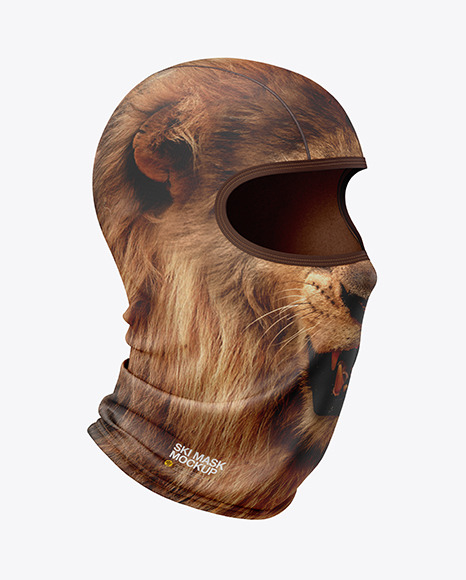 Download Ski Mask Mockup in Apparel Mockups on Yellow Images Object ...