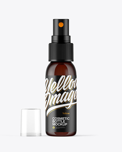 Download Amber Spray Bottle With Box Mockup Yellowimages Free Psd Mockup Templates PSD Mockup Templates