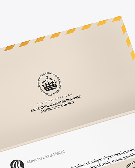 Download Opened Paper Envelope Mockup In Stationery Mockups On Yellow Images Object Mockups Yellowimages Mockups