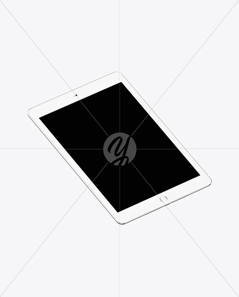 Download Gold Ipad Mockup In Device Mockups On Yellow Images Object Mockups PSD Mockup Templates