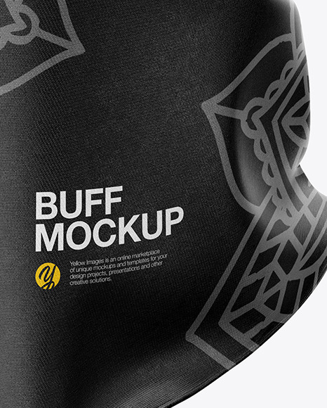 Buff Mockup In Apparel Mockups On Yellow Images Object Mockups