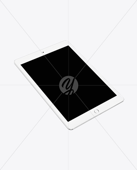 Download Silver Ipad Mockup In Device Mockups On Yellow Images Object Mockups PSD Mockup Templates