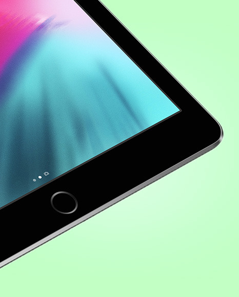 Space Grey IPad Mockup PSD #6