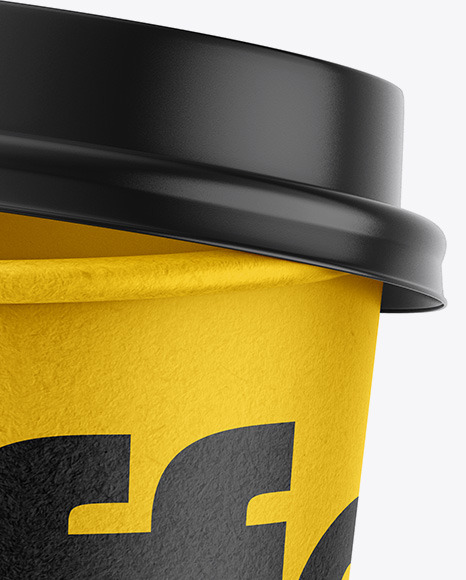 Kraft Coffee Cup Mockup PSD #5