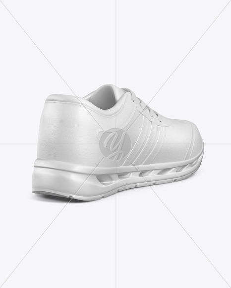 Sneaker Mockup In Apparel Mockups On Yellow Images Object Mockups