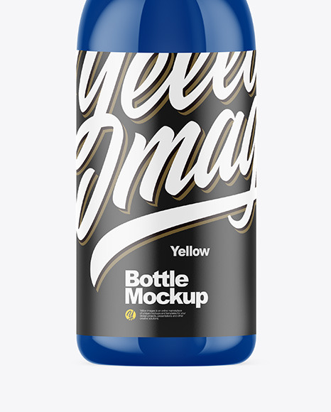 Glossy Plastic Bottle Mockup PSD #1