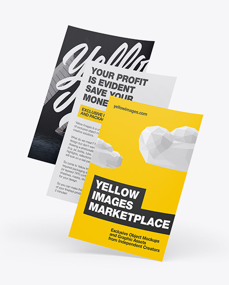 Download Psd Mockup Brochure A4 Yellowimages