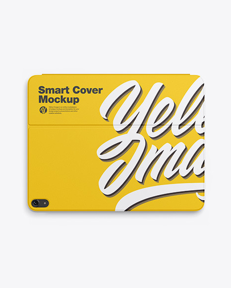 Ipad Smart Cover Mockup In Device Mockups On Yellow Images Object Mockups