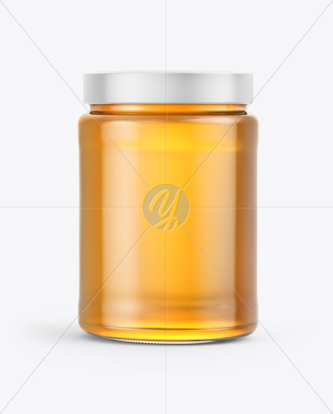 Download Honey Jar Mockup In Jar Mockups On Yellow Images Object Mockups PSD Mockup Templates