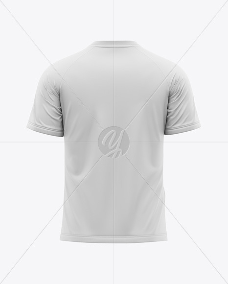 Download Men's Raglan Crew Neck T-Shirt Mockup - Back View ...