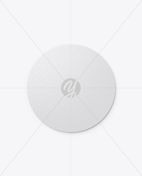 Cork Beverage Coaster Mockup PSD #1