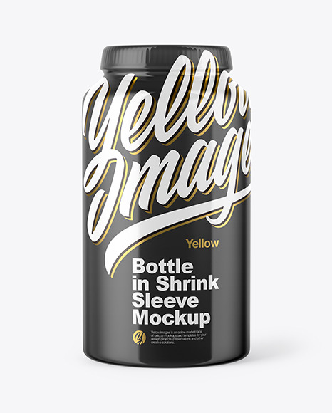 Download Metallic Bottle Mockup In Bottle Mockups On Yellow Images Object Mockups