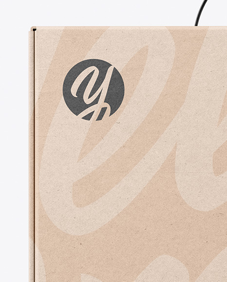 Kraft Box Mockup PSD #2