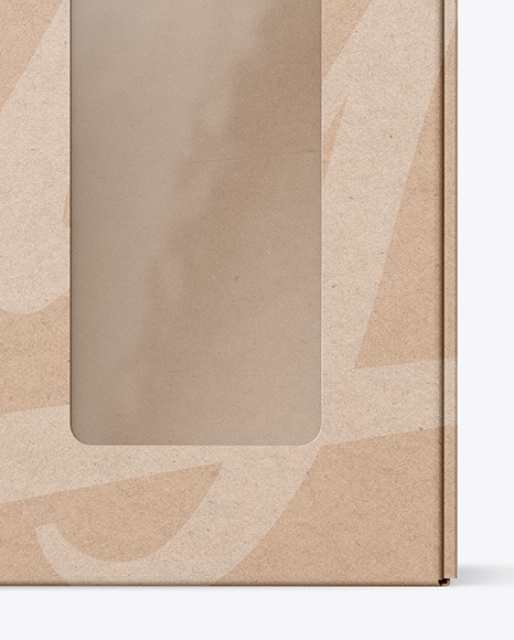 Kraft Box Mockup PSD #1