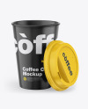 Glossy Coffee Cup Mockup