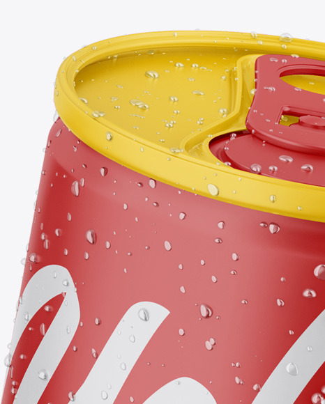 Two Matte Cans Mockup PSD #1