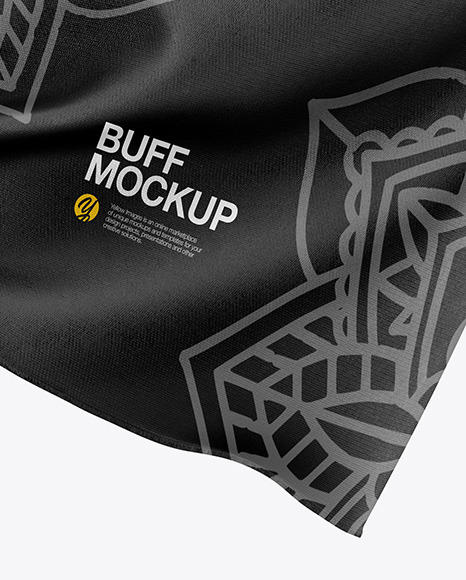 Download Buff Mockup in Apparel Mockups on Yellow Images Object Mockups