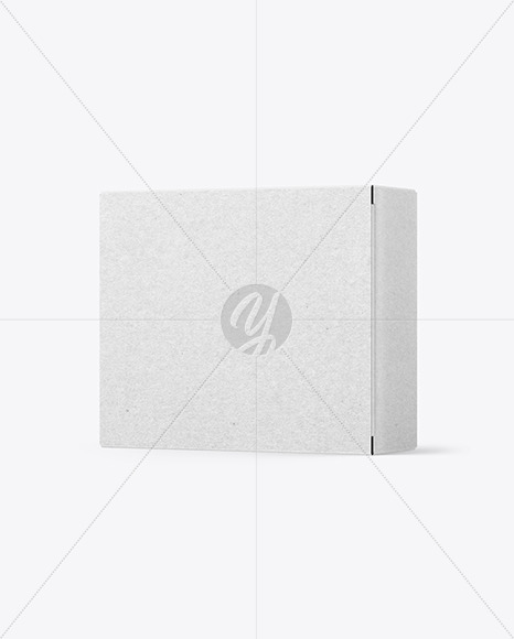 Download Kraft Paper Box Mockup In Box Mockups On Yellow Images Object Mockups