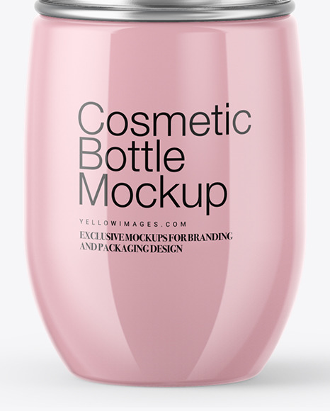 Download Cosmetic Bottle Mockup In Bottle Mockups On Yellow Images Object Mockups PSD Mockup Templates