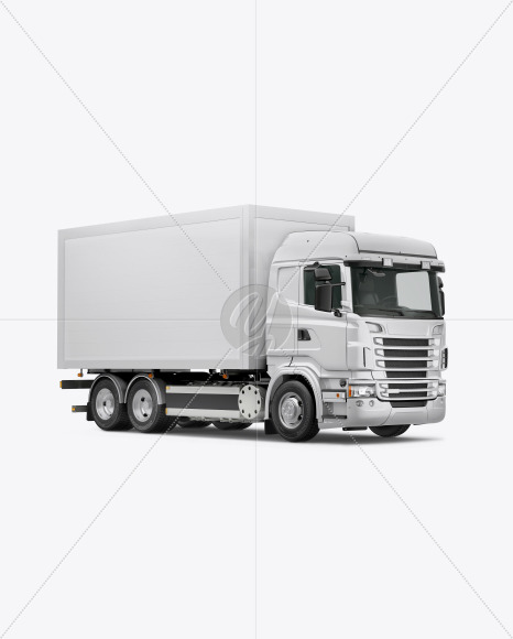 Download Truck Mockup Half Side View In Vehicle Mockups On Yellow Images Object Mockups PSD Mockup Templates