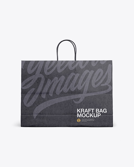 Download Glossy Shopping Bag With Rope Handle Psd Mockup Halfside View Yellowimages