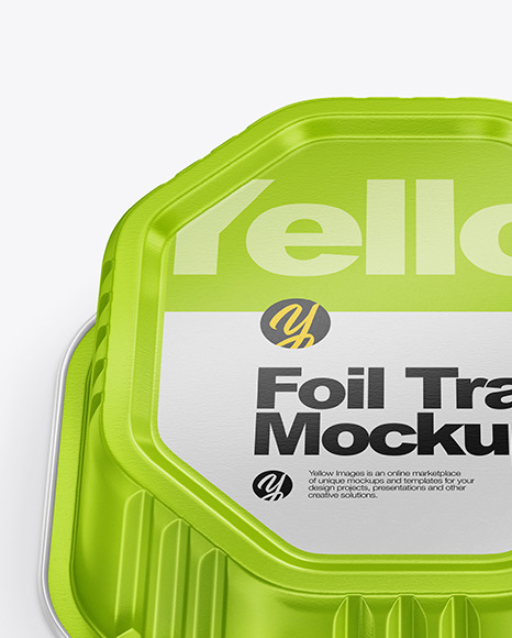Foil Tray Mockup PSD #2