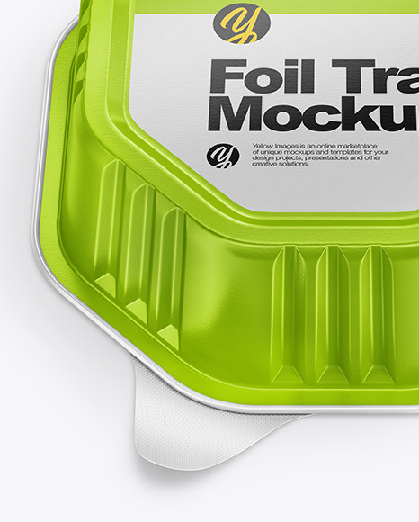 Download Foil Tray Mockup in Tray & Platter Mockups on Yellow Images Object Mockups