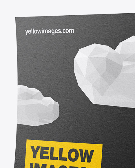 Download A4 Textured Paper Mockup In Stationery Mockups On Yellow Images Object Mockups PSD Mockup Templates