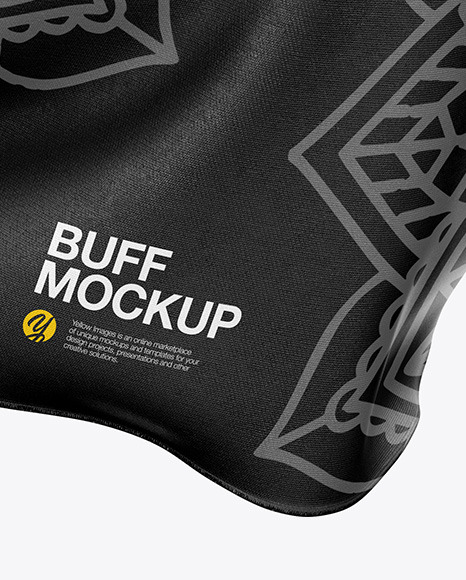 Buff Mockup In Apparel Mockups On Yellow Images Object Mockups