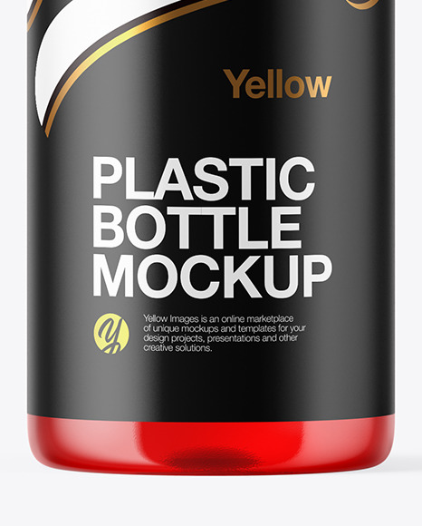 Plastic Bottle Mockup PSD #1