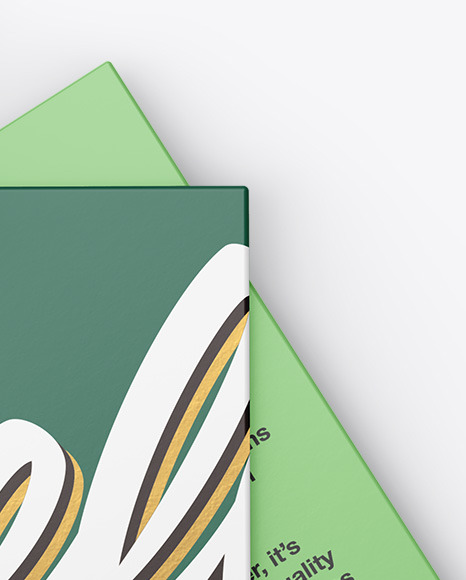 Two Matte Labels With Rope Mockup PSD #6