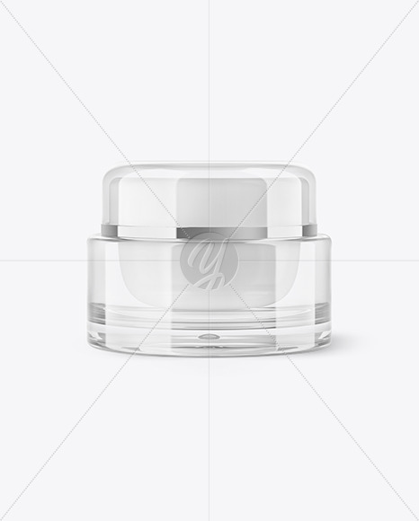 Download Glass Cosmetic Jar Mockup In Jar Mockups On Yellow Images Object Mockups PSD Mockup Templates