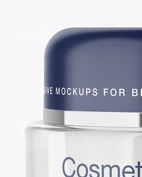 Download Cosmetic Glass Jar Mockup