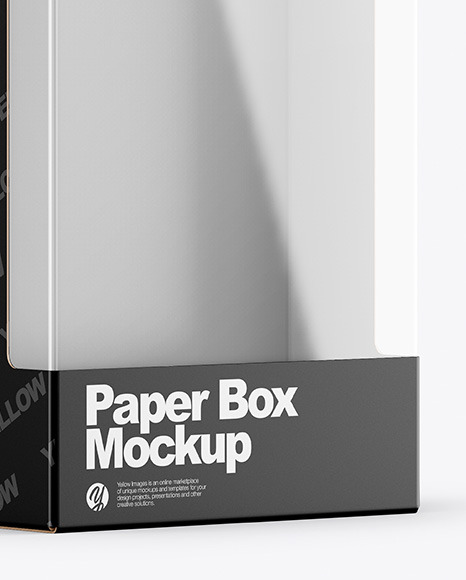 Paper Box Mockup PSD #1