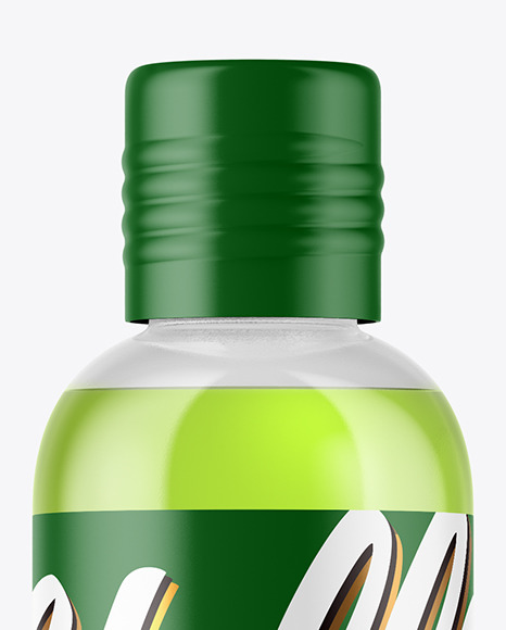 Clear Plastic Bottle Mockup PSD #2