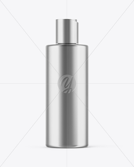 Download Metallic Cosmetic Bottle With Pump Mockup In Bottle Mockups On Yellow Images Object Mockups Yellowimages Mockups