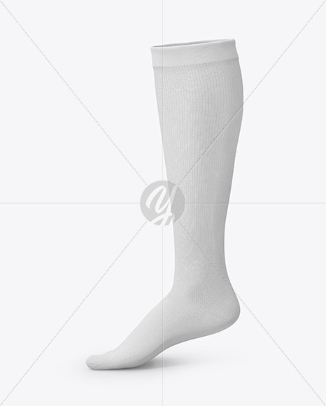 Download Long Toe Sock Mockup in Apparel Mockups on Yellow Images ...